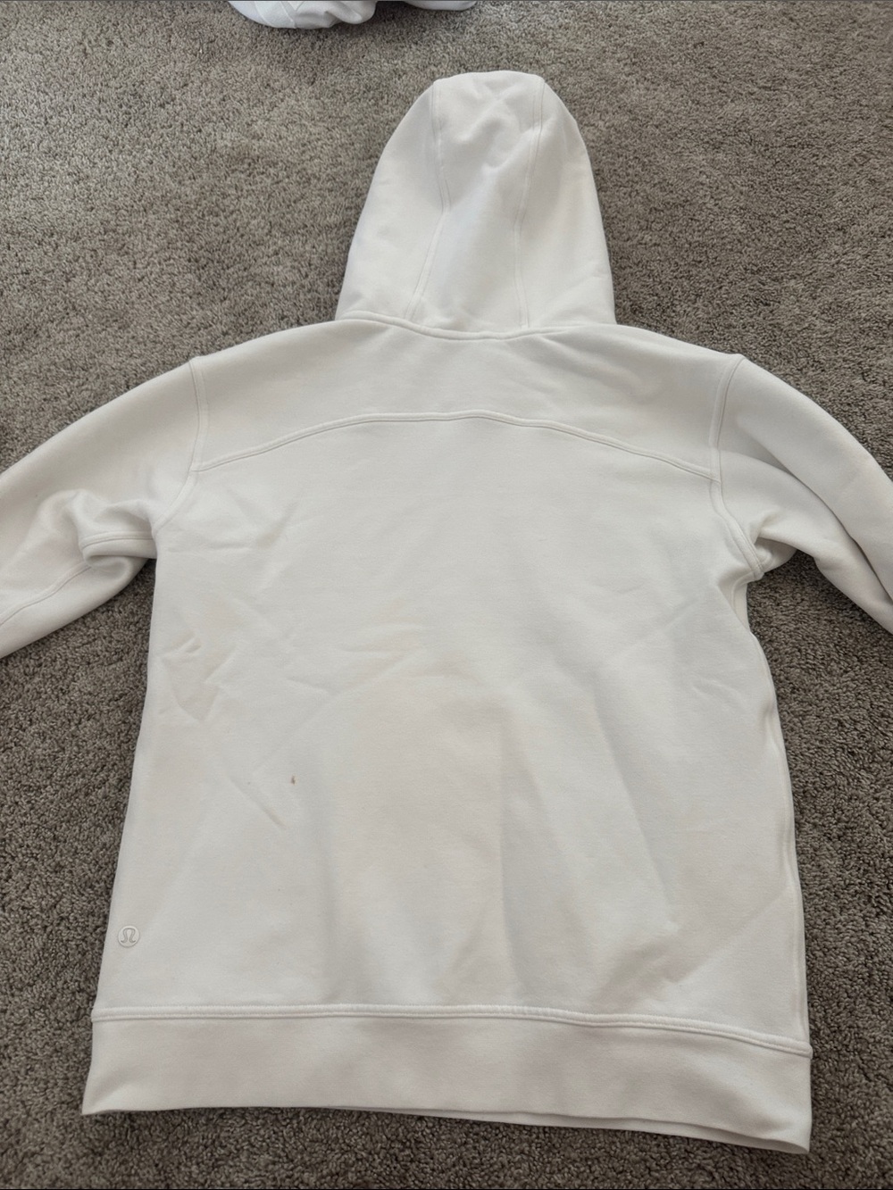Lululemon athletica White Women's Pullover Hoodie, Great Condition, Rarely worn - Picture 2 of 8